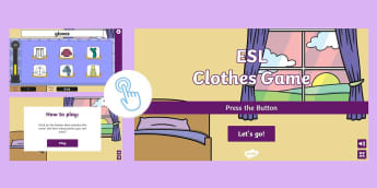 Clothes - ESL Resources & Activities - Twinkl