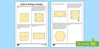 Hexagon Triangle Math Is Fun Hexagon Activities | twinkl.co.uk