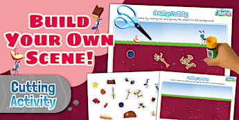 Anton Digs Deep - Cutting Activity