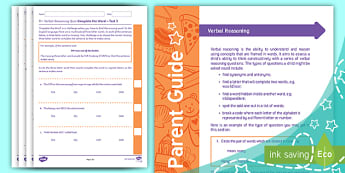 Verbal Reasoning - 11+ Assessments - KS2 Primary Resources