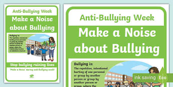 Anti-Bullying Week 2023: Make a Noise - BulliesOut