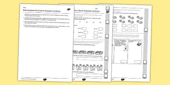 Maths Assessment Primary Resources - KS1 Tests - Twinkl.