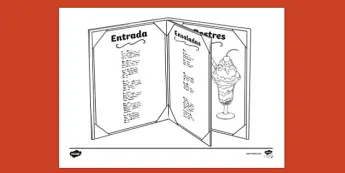 Spanish Class Menu Project Spanish Menu Project | Twinkl
