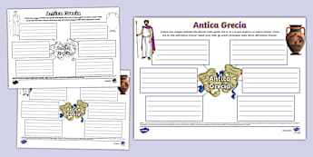 Mappa mentale: Antica Grecia - Twinkl Mappa mentale