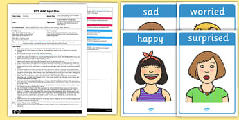 Sticks Have Feelings Too Circle Time Activity EYFS Adult Input Plan and Resource Pack - stick man, feelings