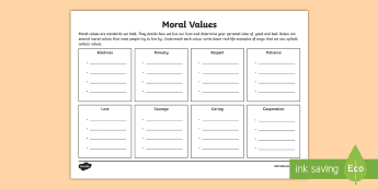 Ethics Worksheet • Twinkl.com.au