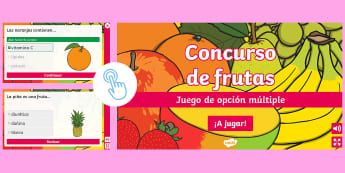 * NUEVO * Juego interactivo: Concurso de frutas