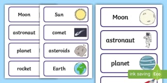 Space and the Solar System - Space Shuttle Worksheets