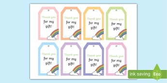 Gift and Thank You Resources for Students in Years 3-4