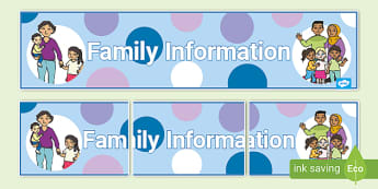 Variety of Information about All Aspects of Family Living