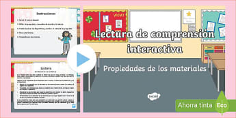 PowerPoint: Lectura de comprensión interactiva