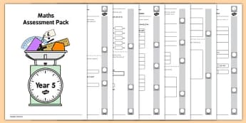 Year 5 Maths Assessment Pack Term 2 - Maths, Assessment, Year 5, pack, term 2