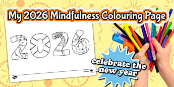 My 2026 Mindfulness Colouring Page