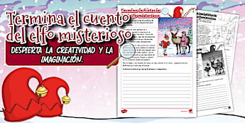Ficha de actividad: Termina el cuento - El elfo misterioso