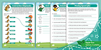 Contractions - English Activities and Worksheets for Parents