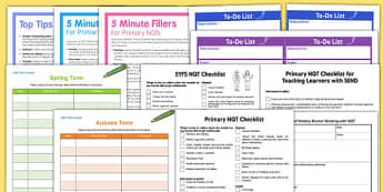 NQT Teaching File Resource Pack - Newly qualified teacher, information, facts, help, organisation