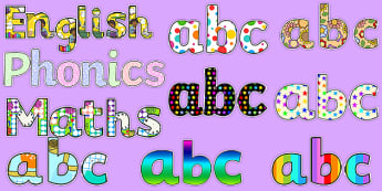 Classroom Display Board Lettering Primary Resources