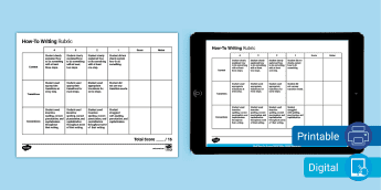 Writing Rubric Examples | twinkl.com