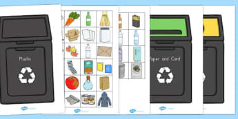 Recycling Sorting Activity - Enviroweek - Primary Resource