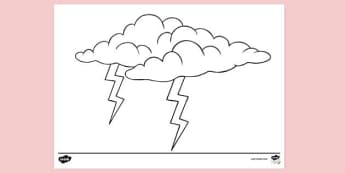 lighting bolt coloring pages