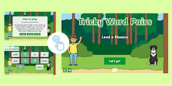 Level 4 Phonics Tricky Word Game - Go Games