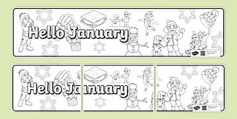 January Art Activities | twinkl.co.uk