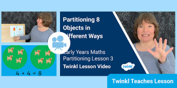 Partitioning And Number Bonds Video Lesson 