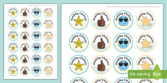 Math Theme Motivational Reward Stickers for Students (1,080