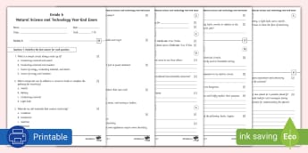 Natural Science and Technology Grade 6 Lesson Plans I Twinkl