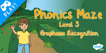 Level 3 Phonics Maze Game: Grapheme Recognition | Twinkl Go!