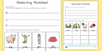 Handwriting Exercise Practice Book For Children