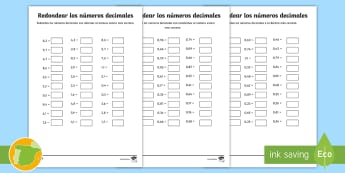 Numeros Naturales Numeros Decimales Ejercicios De Matematicas 3º