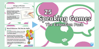 Speaking Activities - ESL Resources - Twinkl