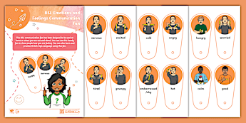 British Sign Language Emotions | twinkl.com.au