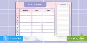 What is a Meal Plan? - Answered - Twinkl Teaching Wiki
