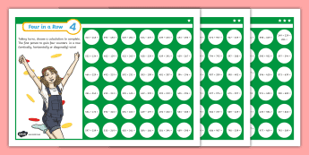 Four-in-a-Row Games | twinkl.co.uk
