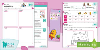 3a Up to Bed: Resource Pack - Twinkl Rhino Readers