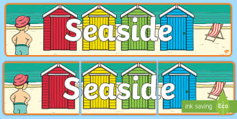 Seaside Display Banner - seaside, sea side, sea, banner