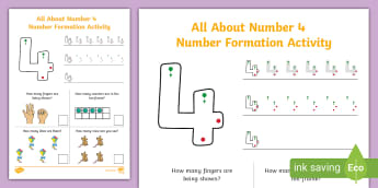 All About Number 2 Formation Worksheet