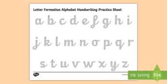 Handwriting & Letter Formation Resources - KS1 - Page 1
