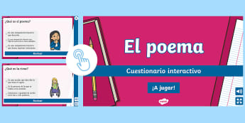 Juego: Cuestionario - El poema