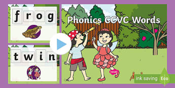 FREE! - Ukrainian Translation - CVC Words Flashcards