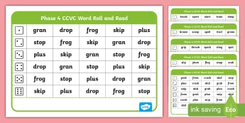 Letters and Sounds Phase 4 Weekly Planning Resources