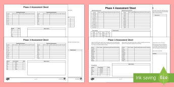 Alphabet Letters and Sounds Assessment | Twinkl