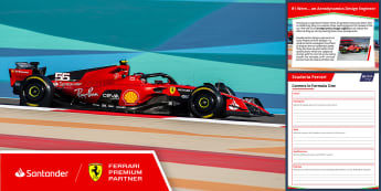 FREE! - Scuderia Ferrari: As partes do carro de F1 - Twinkl