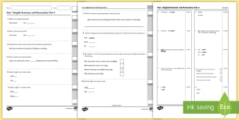 English Punctuation and Grammar Test | SPaG Test