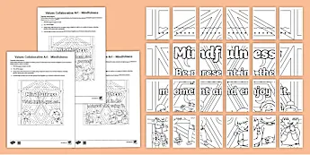 Values Collaborative Colouring Activity Values Art Activities | twinkl.co.uk