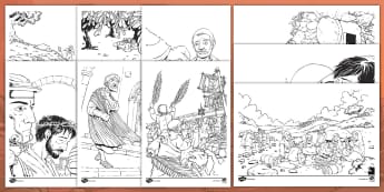 'The Story of Easter' Colouring Pages