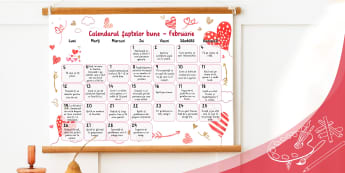 Calendarul faptelor bune: Februarie – Planșă Galeria de artă