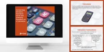 Standard Form Using A Calculator Worksheet.pdf Standard Form Worksheets | twinkl.co.uk